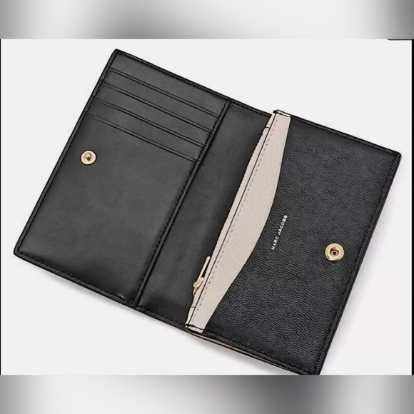 NWT MARC JACOB Genuine Leather wallet w multiple pockets - Picture 9 of 12